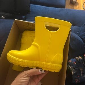 UGG Kids Bright Yellow Rain Boots
